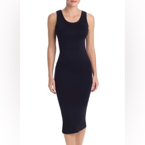 NWT Commando Minimalist‎ Tank Midi Dress in Black M/L - Picture 1 of 7